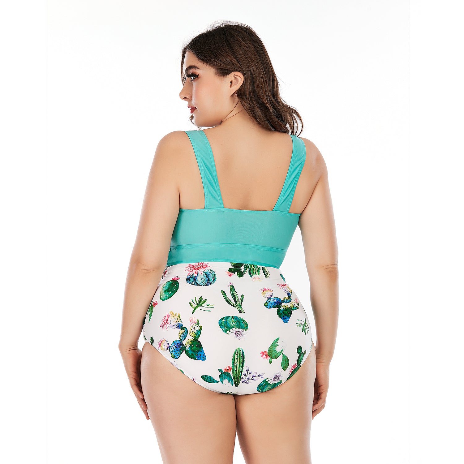 Plus Size Swimsuit for Women Tummy Control Swimwear – LULUNESY