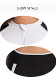 Two Piece Long Sleeve Swimsuit for Women boyshort Women's Print Bathing Suit Swimwear