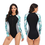 Lulunesy long sleeve swimsuit bathing suit for women one piece