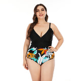 Plus Size Tankini Swimsuit Two Piece Bathing Suit