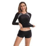 Long Sleeve Swimsuit Two Piece Bathing Suit