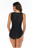Lulunesy women's one piece rash guard uv protection swimwear